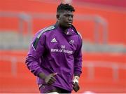 28 March 2023; Edwin Edogbo during a Munster Rugby squad training session at Thomond Park in Limerick. Photo by Harry Murphy/Sportsfile