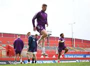 28 March 2023; Ben Healy during a Munster Rugby squad training session at Thomond Park in Limerick. Photo by Harry Murphy/Sportsfile