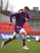 28 March 2023; Peter O'Mahony during a Munster Rugby squad training session at Thomond Park in Limerick. Photo by Harry Murphy/Sportsfile