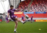 28 March 2023; Calvin Nash during a Munster Rugby squad training session at Thomond Park in Limerick. Photo by Harry Murphy/Sportsfile