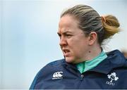 28 March 2023; Backs coach Niamh Briggs during a Ireland Women's Rugby squad training session at IRFU High Performance Centre at the Sport Ireland Campus in Dublin. Photo by Ramsey Cardy/Sportsfile