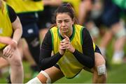 28 March 2023; Natasja Behan during a Ireland Women's Rugby squad training session at IRFU High Performance Centre at the Sport Ireland Campus in Dublin. Photo by Ramsey Cardy/Sportsfile