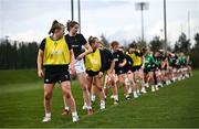 28 March 2023; Dannah O’Brien during a Ireland Women's Rugby squad training session at IRFU High Performance Centre at the Sport Ireland Campus in Dublin. Photo by Ramsey Cardy/Sportsfile