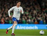 27 March 2023; Benjamin Pavard of France during the UEFA EURO 2024 Championship Qualifier match between Republic of Ireland and France at Aviva Stadium in Dublin. Photo by Michael P Ryan/Sportsfile