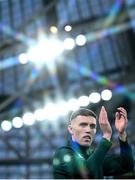 27 March 2023; (EDITOR'S NOTE; This image was created using a special effects camera filter) Dara O'Shea of Republic of Ireland before the UEFA EURO 2024 Championship Qualifier match between Republic of Ireland and France at Aviva Stadium in Dublin. Photo by Eóin Noonan/Sportsfile
