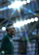 27 March 2023; (EDITOR'S NOTE; This image was created using a special effects camera filter) Chiedozie Ogbene of Republic of Ireland before the UEFA EURO 2024 Championship Qualifier match between Republic of Ireland and France at Aviva Stadium in Dublin. Photo by Eóin Noonan/Sportsfile