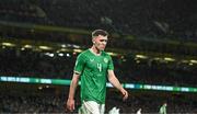 27 March 2023; Dara O'Shea of Republic of Ireland during the UEFA EURO 2024 Championship Qualifier match between Republic of Ireland and France at Aviva Stadium in Dublin. Photo by Eóin Noonan/Sportsfile