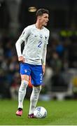 27 March 2023; Benjamin Pavard of France during the UEFA EURO 2024 Championship Qualifier match between Republic of Ireland and France at Aviva Stadium in Dublin. Photo by Eóin Noonan/Sportsfile