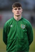 28 March 2023; Alex Murphy of Republic of Ireland before the UEFA European Under-19 Championship Elite Round match between Greece and Republic of Ireland at Ferrycarrig Park in Wexford. Photo by Stephen McCarthy/Sportsfile