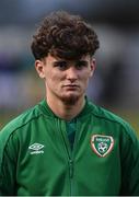 28 March 2023; Kevin Zefi of Republic of Ireland before the UEFA European Under-19 Championship Elite Round match between Greece and Republic of Ireland at Ferrycarrig Park in Wexford. Photo by Stephen McCarthy/Sportsfile