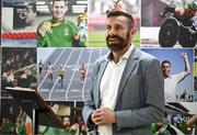 29 March 2023; Paralympic legend Jason Smyth retires undefeated as a 6 time Paralympic gold medal winner and World Record Holder, pictured is Paralympics Ireland Chief Executive Officer Stephen McNamara at Sport Ireland Institute in Dublin. Photo by Harry Murphy/Sportsfile