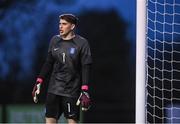 28 March 2023; Greece goalkeeper Dimitrios Monastirlis during the UEFA European Under-19 Championship Elite Round match between Greece and Republic of Ireland at Ferrycarrig Park in Wexford. Photo by Stephen McCarthy/Sportsfile