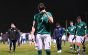 28 March 2023; Roco Vata of Republic of Ireland after the UEFA European Under-19 Championship Elite Round match between Greece and Republic of Ireland at Ferrycarrig Park in Wexford. Photo by Stephen McCarthy/Sportsfile