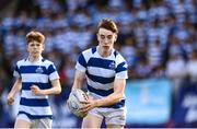 27 March 2023; Bernard White of Blackrock College during the Bank of Ireland Leinster Rugby Schools Junior Cup Final match between St Michael's College and Blackrock College at Energia Park in Dublin. Photo by Harry Murphy/Sportsfile