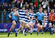 27 March 2023; Conall Power of Blackrock College during the Bank of Ireland Leinster Rugby Schools Junior Cup Final match between St Michael's College and Blackrock College at Energia Park in Dublin. Photo by Harry Murphy/Sportsfile
