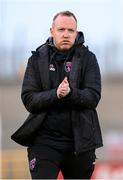 29 March 2023; Wexford Youths manager Stephen Quinn before the SSE Airtricity Women's Premier Division match between Shamrock Rovers and Wexford Youths at Tallaght Stadium in Dublin. Photo by Stephen McCarthy/Sportsfile