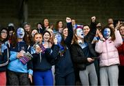 30 March 2023; Convent of Mercy, Roscommon supporters before the Lidl All Ireland Post Primary School Senior ‘B’ Championship Final match between Convent of Mercy, Roscommon and Mercy Mounthawk, Kerry, at MacDonagh Park in Nenagh, Tipperary. Photo by David Fitzgerald/Sportsfile