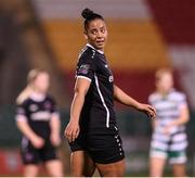 29 March 2023; Rianna Jarrett of Wexford Youths during the SSE Airtricity Women's Premier Division match between Shamrock Rovers and Wexford Youths at Tallaght Stadium in Dublin. Photo by Stephen McCarthy/Sportsfile