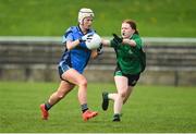 30 March 2023; Aisling Hanly of Convent of Mercy Roscommon in action against Róise O'Donnell of Mercy Mounthawk Kerry during the Lidl All Ireland Post Primary School Senior ‘B’ Championship Final match between Convent of Mercy, Roscommon and Mercy Mounthawk, Kerry, at MacDonagh Park in Nenagh, Tipperary. Photo by David Fitzgerald/Sportsfile