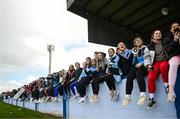 30 March 2023; Convent of Mercy Roscommon supporters watch the final moments during the Lidl All Ireland Post Primary School Senior ‘B’ Championship Final match between Convent of Mercy, Roscommon and Mercy Mounthawk, Kerry, at MacDonagh Park in Nenagh, Tipperary. Photo by David Fitzgerald/Sportsfile