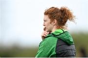 30 March 2023; Mercy Mounthawk Kerry manager Louise Ní Mhuircheartaigh during the Lidl All Ireland Post Primary School Senior ‘B’ Championship Final match between Convent of Mercy, Roscommon and Mercy Mounthawk, Kerry, at MacDonagh Park in Nenagh, Tipperary. Photo by David Fitzgerald/Sportsfile