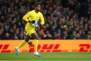 27 March 2023; France goalkeeper Mike Maignan during the UEFA EURO 2024 Championship Qualifier match between Republic of Ireland and France at Aviva Stadium in Dublin. Photo by Stephen McCarthy/Sportsfile