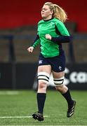 31 March 2023; Sam Monaghan during the Ireland Women's Rugby captain's run at Musgrave Park in Cork. Photo by Eóin Noonan/Sportsfile