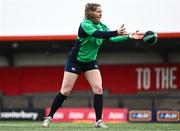 31 March 2023; Lauren Delany during the Ireland Women's Rugby captain's run at Musgrave Park in Cork. Photo by Eóin Noonan/Sportsfile