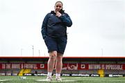 31 March 2023; Backs coach Niamh Briggs during the Ireland Women's Rugby captain's run at Musgrave Park in Cork. Photo by Eóin Noonan/Sportsfile