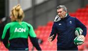 31 March 2023; Head Coach Greg McWilliams during the Ireland Women's Rugby captain's run at Musgrave Park in Cork. Photo by Eóin Noonan/Sportsfile