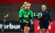 31 March 2023; Sadhbh McGrath during the Ireland Women's Rugby captain's run at Musgrave Park in Cork. Photo by Eóin Noonan/Sportsfile