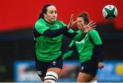 31 March 2023; Nichola Fryday during the Ireland Women's Rugby captain's run at Musgrave Park in Cork. Photo by Eóin Noonan/Sportsfile