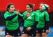 31 March 2023; Christy Haney during the Ireland Women's Rugby captain's run at Musgrave Park in Cork. Photo by Eóin Noonan/Sportsfile