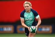 31 March 2023; Vicky Irwin during the Ireland Women's Rugby captain's run at Musgrave Park in Cork. Photo by Eóin Noonan/Sportsfile