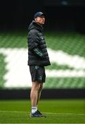 31 March 2023; Head coach Leo Cullen during a Leinster Rugby captain's run at the Aviva Stadium in Dublin. Photo by Harry Murphy/Sportsfile