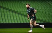 31 March 2023; Andrew Porter during a Leinster Rugby captain's run at the Aviva Stadium in Dublin. Photo by Harry Murphy/Sportsfile