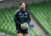 31 March 2023; Hugo Keenan during a Leinster Rugby captain's run at the Aviva Stadium in Dublin. Photo by Harry Murphy/Sportsfile