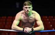 31 March 2023; Jason Quigley after his weigh in at the National Stadium in Dublin, ahead of his Super Middleweight bout against Gabor Gorbics on Saturday night, April 1st, at National Stadium in Dublin. Photo by David Fitzgerald/Sportsfile