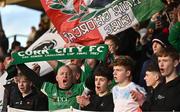 31 March 2023; Cork City supporters before the SSE Airtricity Men's Premier Division match between Cork City and Drogheda United at Turner's Cross in Cork. Photo by Eóin Noonan/Sportsfile