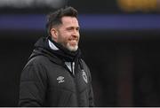 31 March 2023; Shamrock Rovers manager Stephen Bradley before the SSE Airtricity Men's Premier Division match between Dundalk and Shamrock Rovers at Oriel Park in Dundalk, Louth. Photo by Ramsey Cardy/Sportsfile