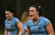 31 March 2023; Emma Kelly of UCD during the Annual Women's Rugby Colours match between University College Dublin and University College Dublin at UCD Bowl in Belfield, Dublin. Photo by Harry Murphy/Sportsfile