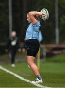 31 March 2023; Wren Higgins of UCD during the Annual Women's Rugby Colours match between University College Dublin and University College Dublin at UCD Bowl in Belfield, Dublin. Photo by Harry Murphy/Sportsfile