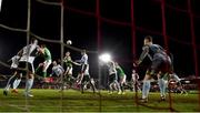 31 March 2023; Cian Coleman of Cork City has an attempt on goal during the SSE Airtricity Men's Premier Division match between Cork City and Drogheda United at Turner's Cross in Cork. Photo by Eóin Noonan/Sportsfile