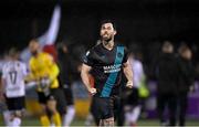 31 March 2023; Richie Towell of Shamrock Rovers celebrates after the SSE Airtricity Men's Premier Division match between Dundalk and Shamrock Rovers at Oriel Park in Dundalk, Louth. Photo by Ramsey Cardy/Sportsfile