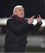 31 March 2023; Galway United manager John Caulfied during the SSE Airtricity Men's First Division match between Athlone Town and Galway United at Athlone Town Stadium in Westmeath. Photo by Stephen Marken/Sportsfile