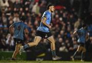 31 March 2023; Michael Moloney of UCD kicks after kicking the winning penalty during the annual rugby colours match between University College Dublin and Dublin University at the UCD Bowl in Belfield, Dublin. Photo by Sam Barnes/Sportsfile