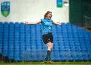 31 March 2023; Alais Diebold of UCD after her side's victory in the Annual Women's Rugby Colours match between University College Dublin and Dublin University at UCD Bowl in Belfield, Dublin. Photo by Harry Murphy/Sportsfile