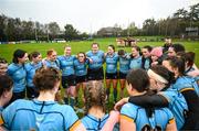 31 March 2023; UCD players after their side's victory in the Annual Women's Rugby Colours match between University College Dublin and University College Dublin at UCD Bowl in Belfield, Dublin. Photo by Harry Murphy/Sportsfile