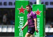 1 April 2023; Jack Crowley of Munster before the Heineken Champions Cup Round of 16 match between Cell C Sharks and Munster at Hollywoodbets Kings Park Stadium in Durban, South Africa. Photo by Darren Stewart/Sportsfile