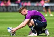 1 April 2023; Ben Healy of Munster before the Heineken Champions Cup Round of 16 match between Cell C Sharks and Munster at Hollywoodbets Kings Park Stadium in Durban, South Africa. Photo by Darren Stewart/Sportsfile